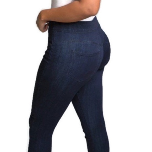 CURVES 360 By NYDJ Sculpt Pull-On Denim Women's Legging - Picture 4 of 15